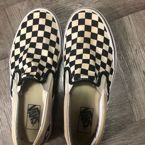 Checkered Vans